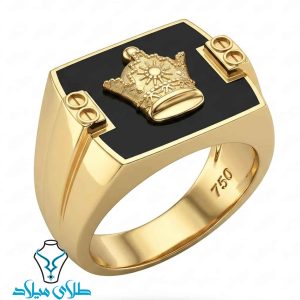 خرید انگشتر طلا مردانه کد17