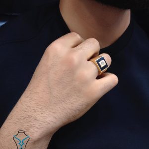 خرید انگشتر طلا مردانه کد2