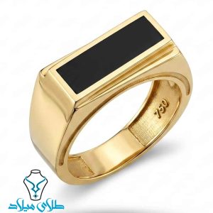 خرید انگشتر طلا مردانه کد4