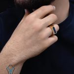 خرید انگشتر طلا مردانه کد4