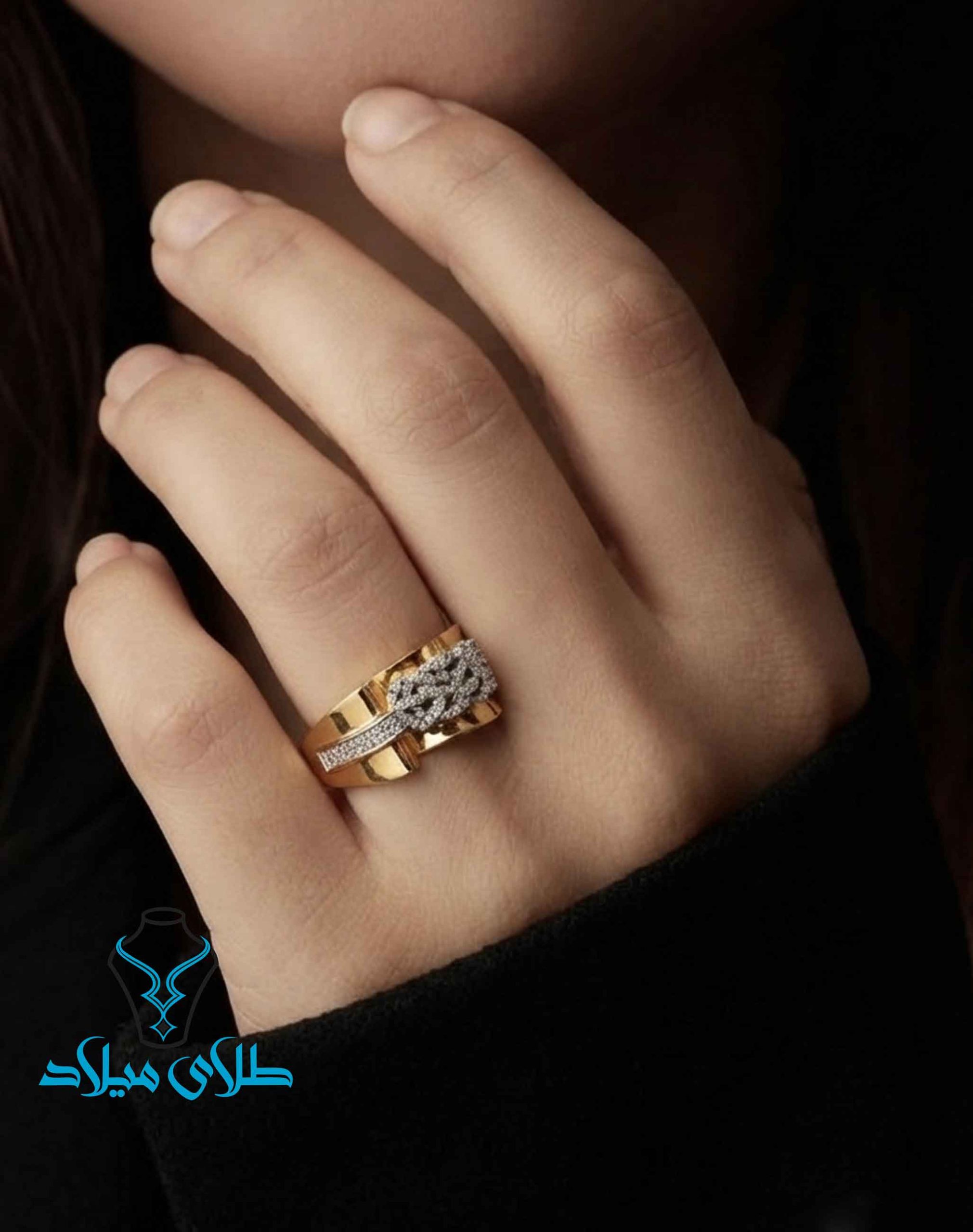 انگشتر طلا میناز