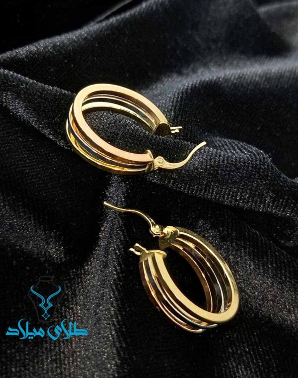 خرید گوشواره حلقه ای نانیا