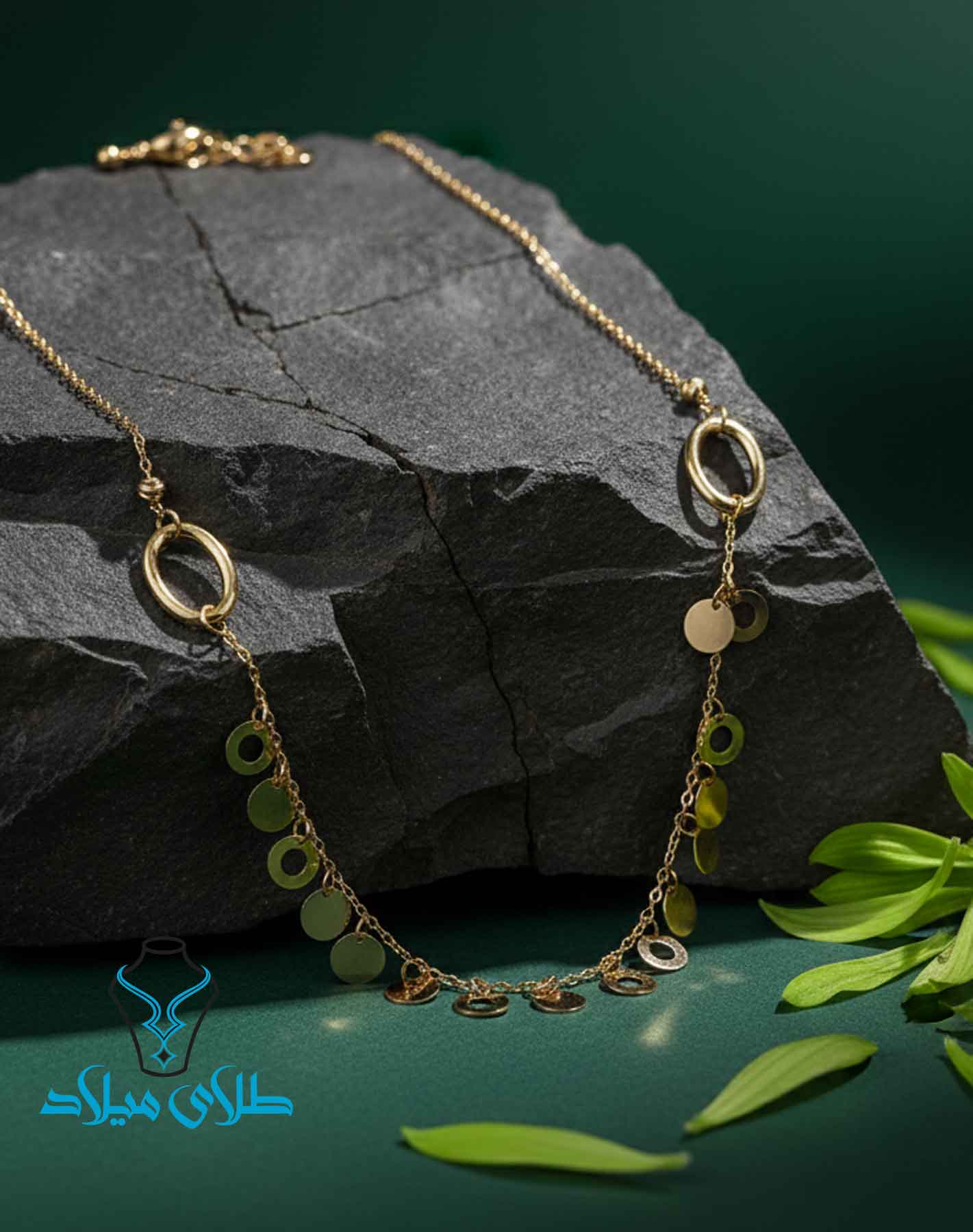 خرید گردنبند طلا کد34 از گالری میلاد زر