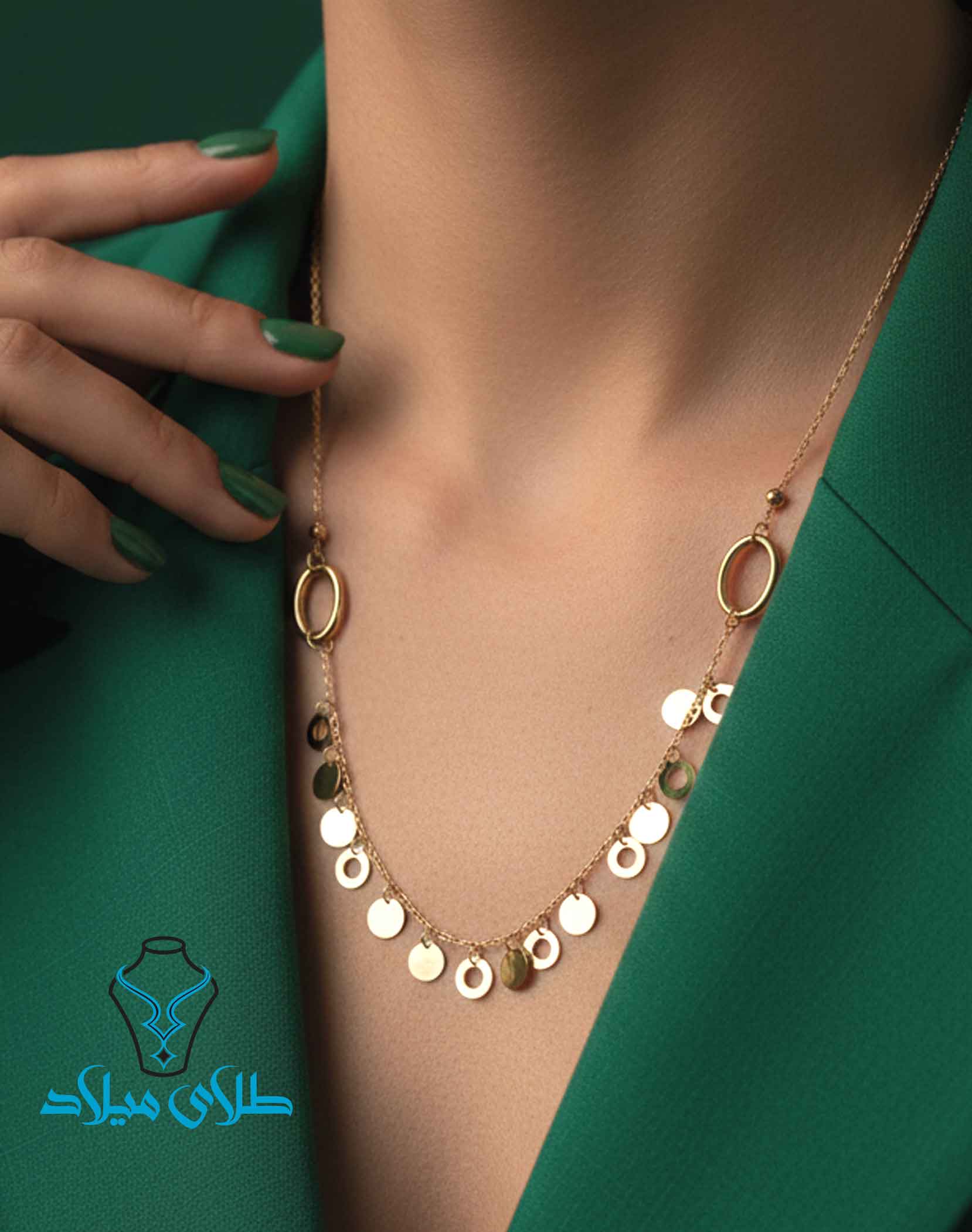 خرید گردنبند طلا کد34