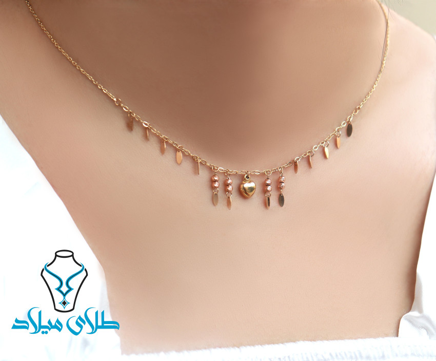 خرید گردنبند طلا کد9 میلادزر
