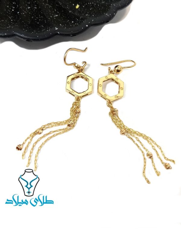 گوشواره آویز نیلوسا فانتزی