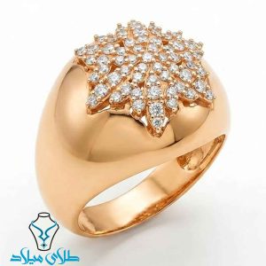 خرید انگشتر طلا نینا از طلا میلادزر