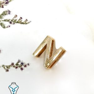 خرید پلاک طلا حرف N
