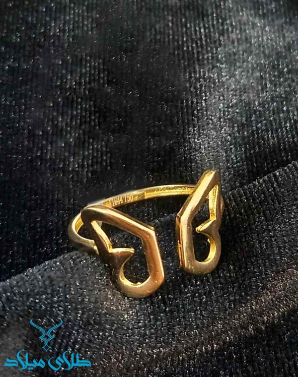 خرید انگشتر طلا پروانه