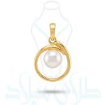 خرید پلاک طلا مرواریدی کد43 از سایت میلادزر