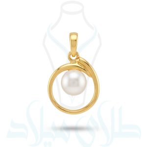 خرید پلاک طلا مرواریدی کد43 از سایت میلادزر