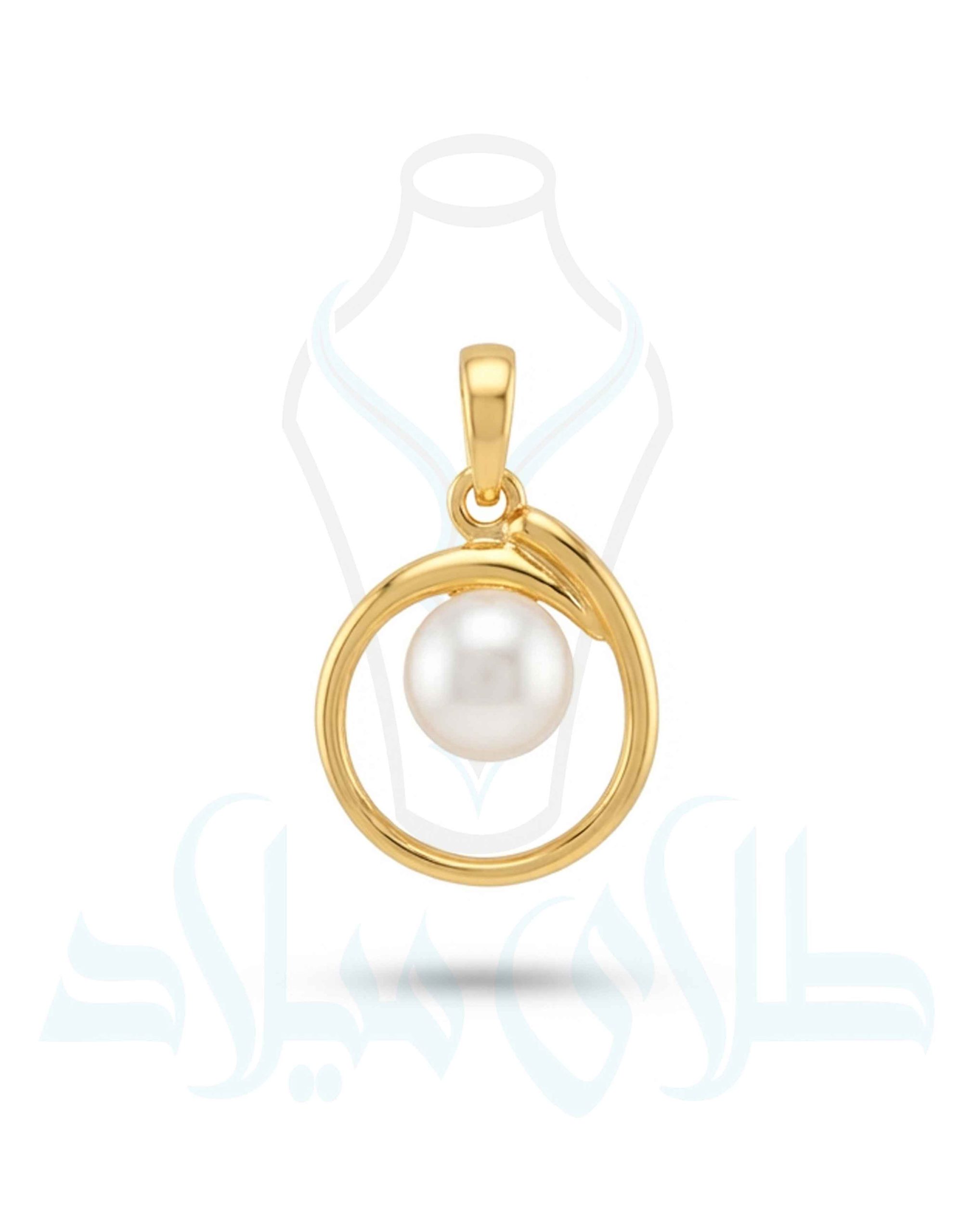 خرید پلاک طلا مرواریدی کد43 از سایت میلادزر