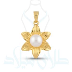 خرید پلاک طلا مرواریدی کد44 از سایت میلادزر