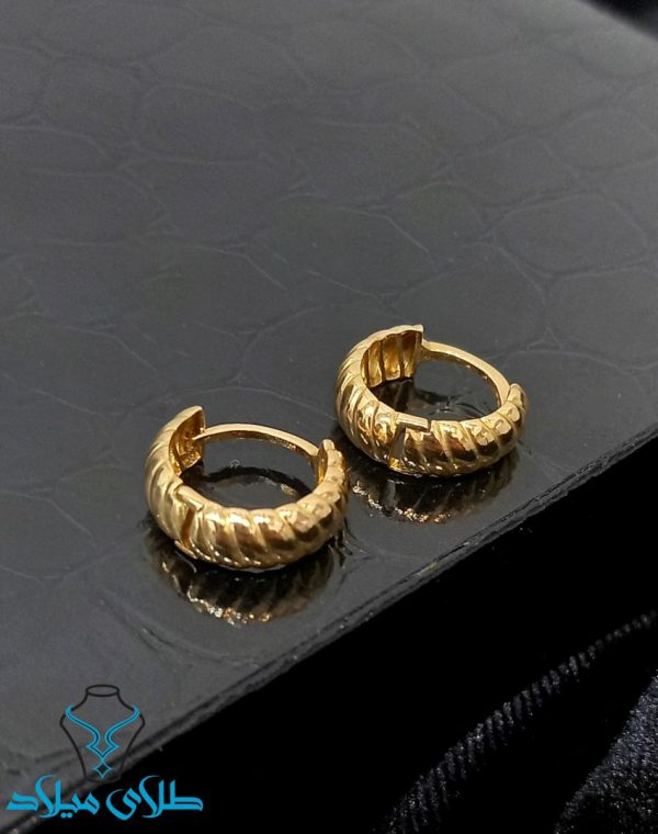 خرید گوشواره حلقه ای پلین