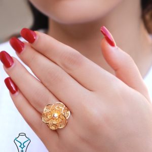 خرید انگشتر طلا کد 175 میلادزر