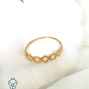 خرید انگشتر طلای مینیمال کد48