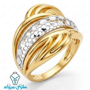 خرید انگشتر طلا کد74 از طلای میلاد