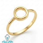 خرید انگشتر طلا کد 120 از سایت میلادزر