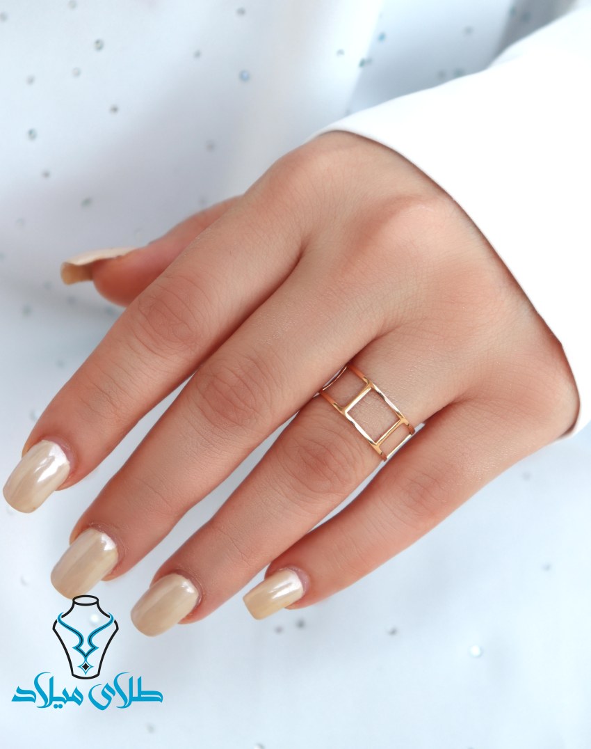 خرید انگشتر کد41 طلای میلاد