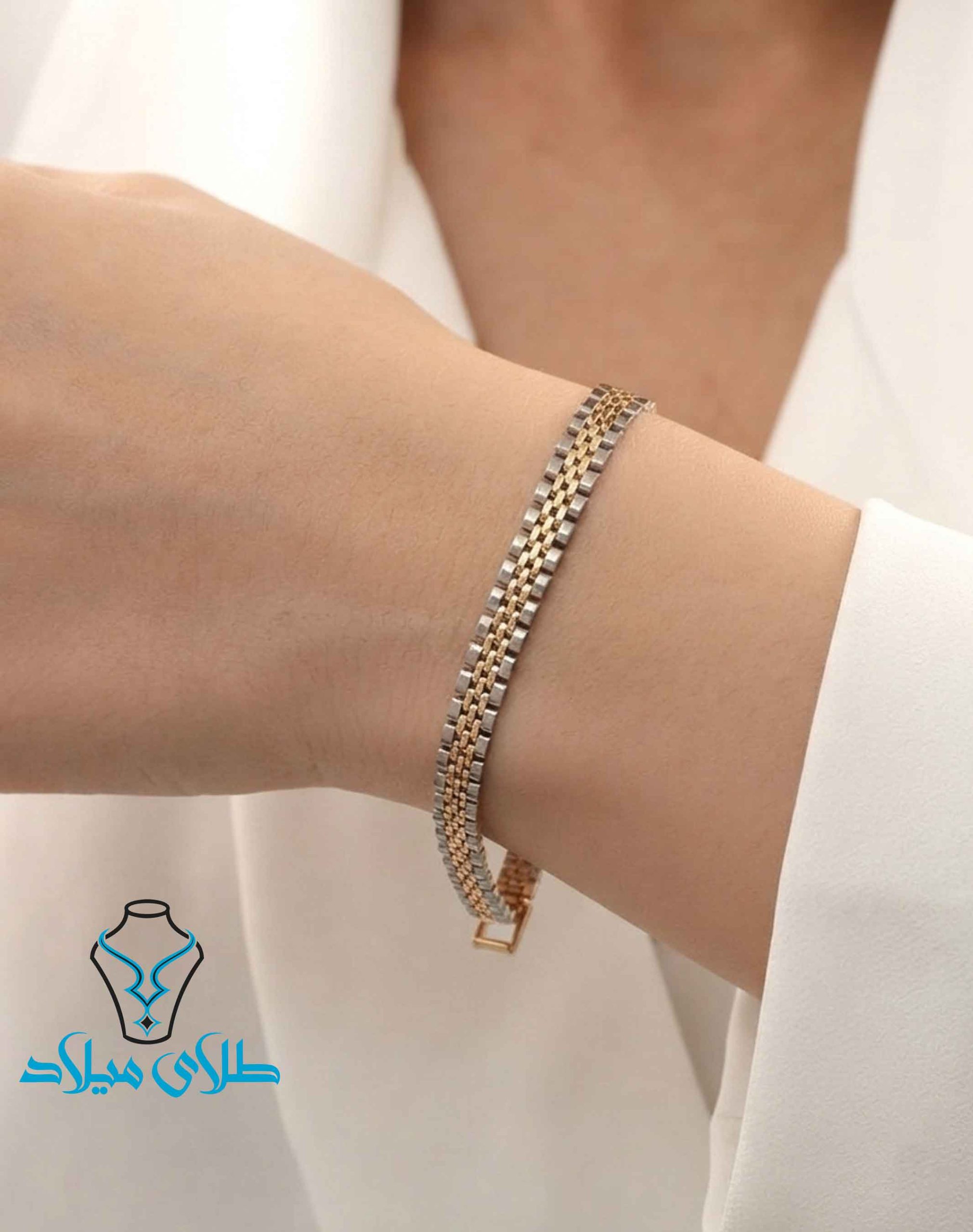 دستبند رولکس طلا کد6