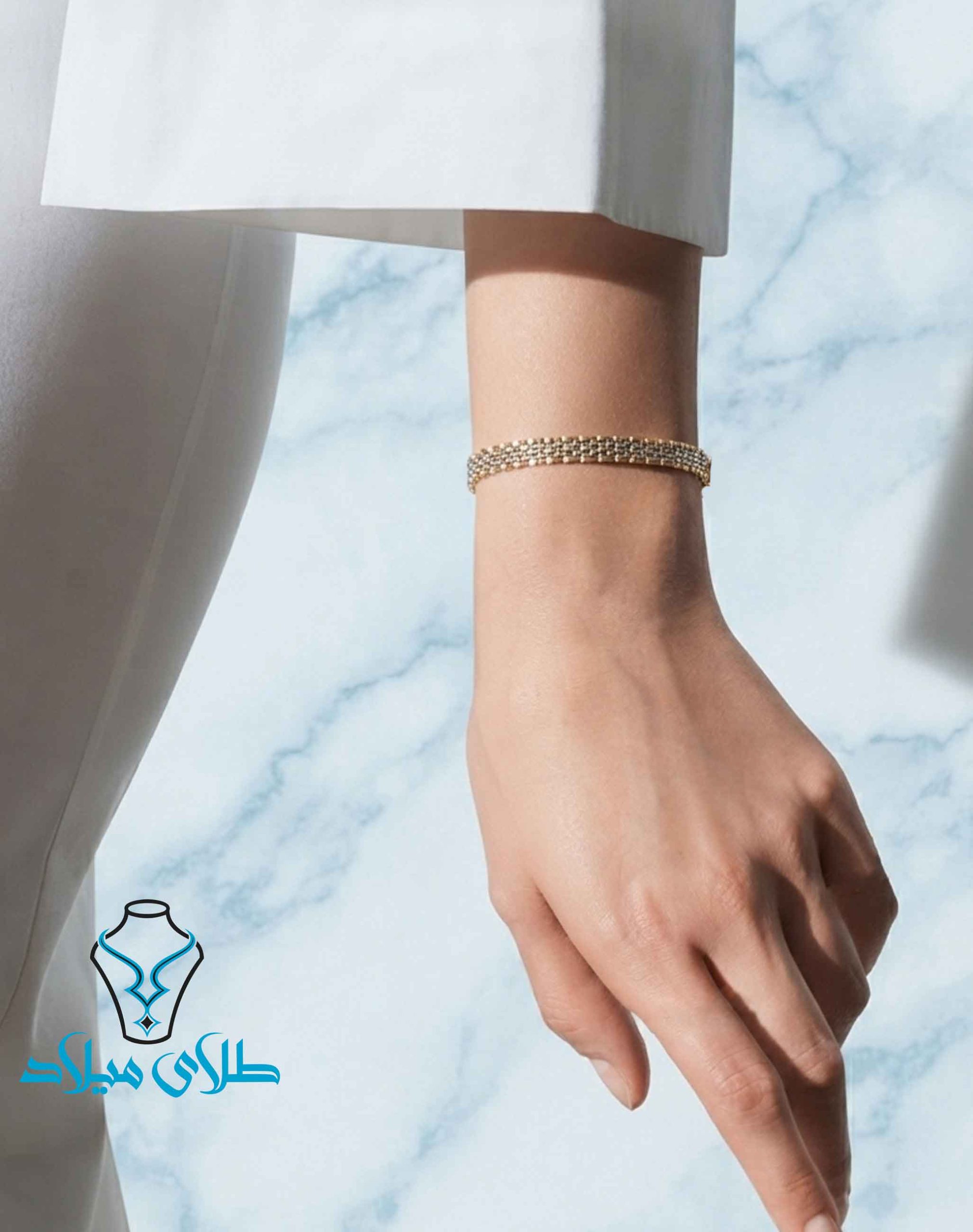 دستبند رولکس طلا کد7