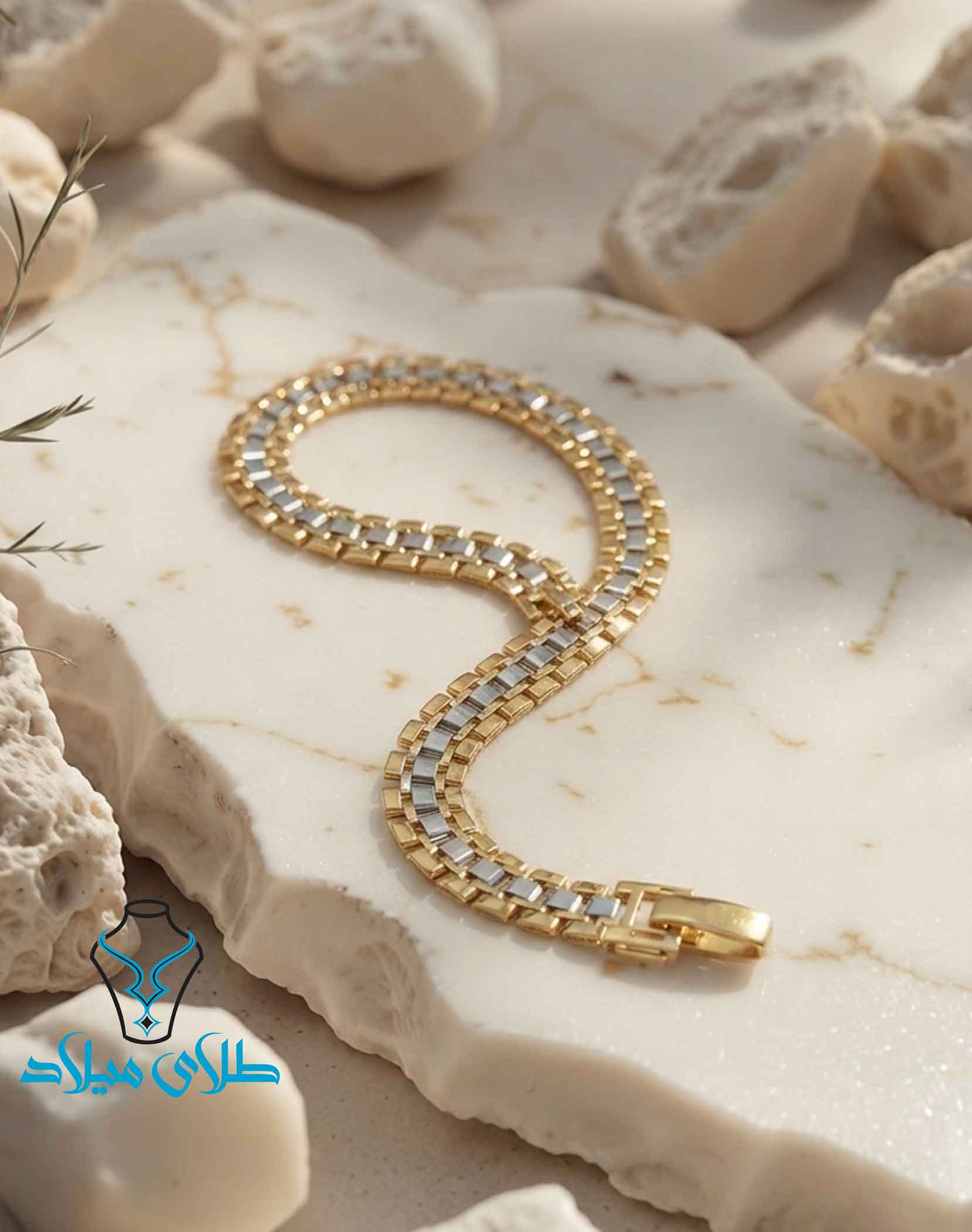 دستبند رولکس طلا کد5 در میلادزر