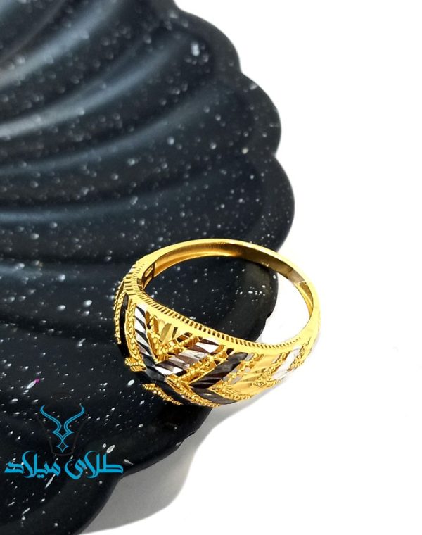 انگشتر طلا سایین زیبا
