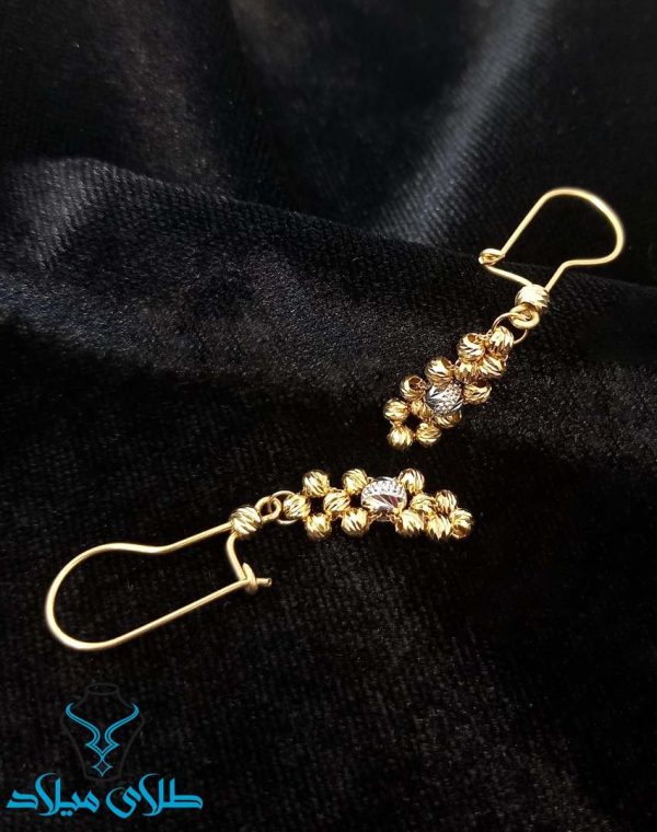 گوشواره آویز ساتین زیبا