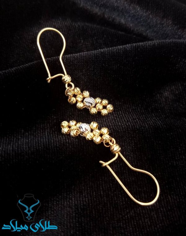 خرید گوشواره آویز ساتین