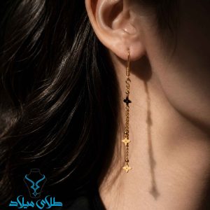 خرید گوشواره آویز طلا شاران