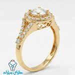 خرید انگشتر طلا سولیتر کد2
