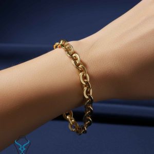 خرید دستبند طلا اسپرت کد54 از طلای میلاد