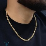 خرید گردنبند طلا اسپرت کد23 میلادزر