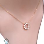 خرید گردنبند طلا آفتاب