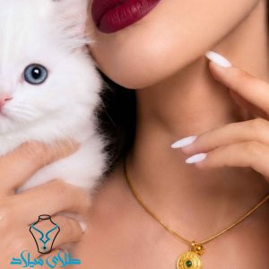 خرید پلاک طلا تبسم