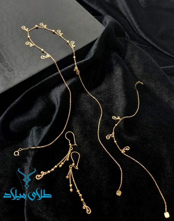 سرویس طلا ترمه فانتزی