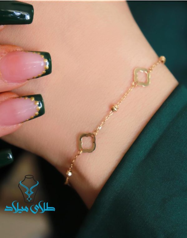 خرید دستبند طلا تیاما