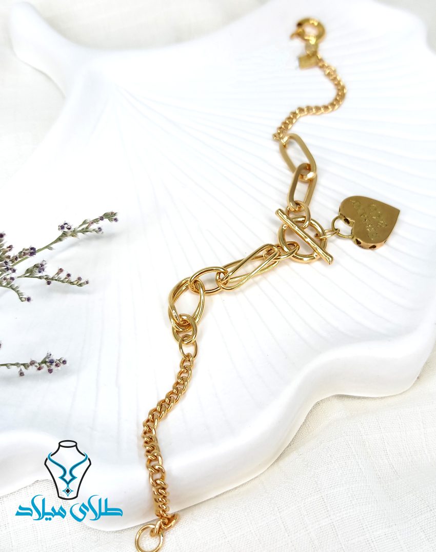 دستبند طلا تیفانی کد11 طلای میلاد