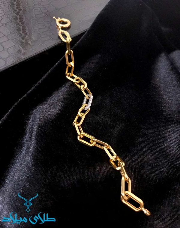 دستبند طلا تیفانی زیبا