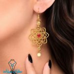 خرید گوشواره آویز طلا سنتی