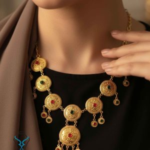 خرید گردنبند طلا سنتی از گالری طلای میلاد