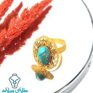 انگشتر طلا فیروزه