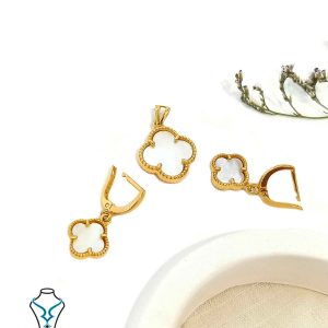 خرید نیم ست طلا ونکلیف کد 15