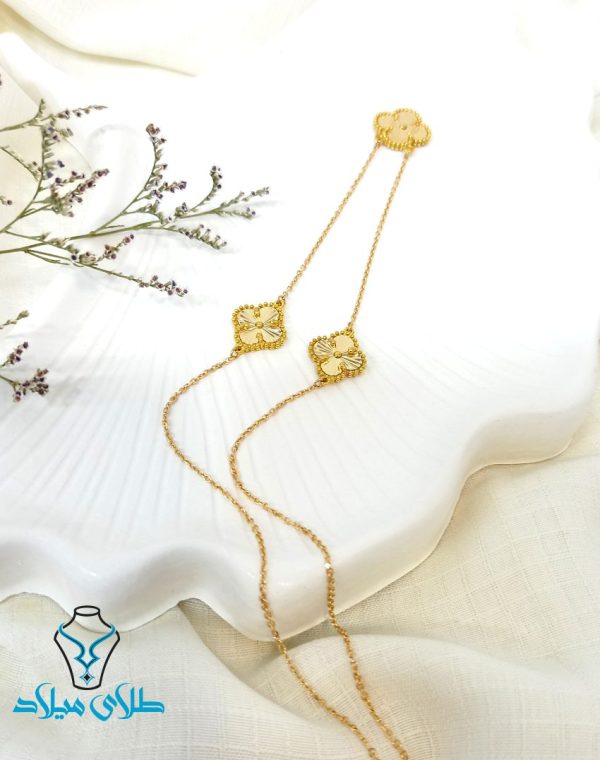 خرید گردنبند طلا ونکلیف کد16 از میلاد زر