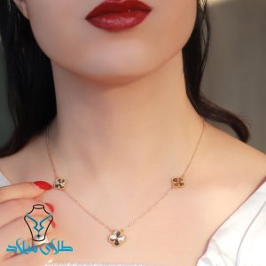 خرید گردنبند طلا ونکلیف کد16 میلادزر