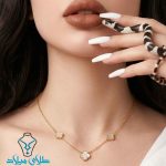 خرید گردنبند ونکلیف طلا کد17