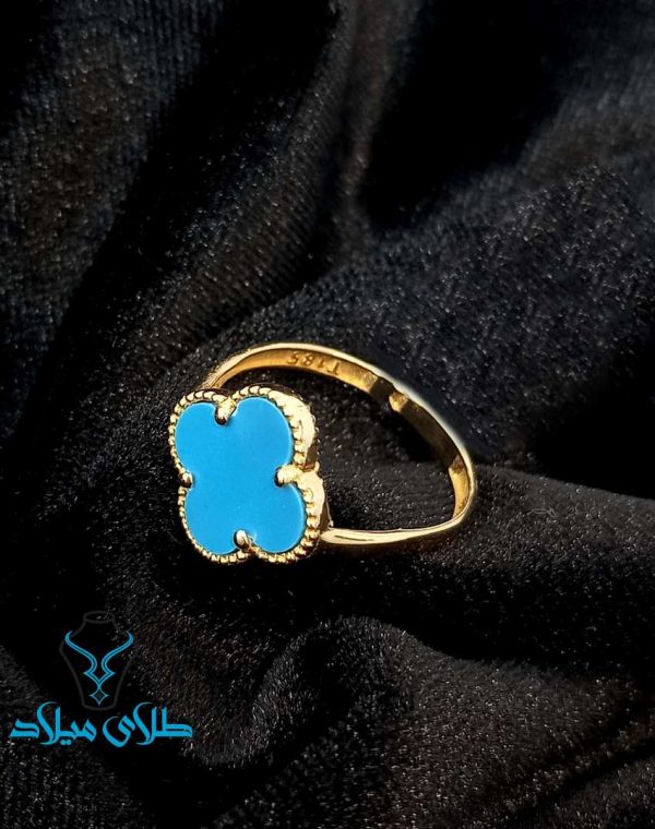 انگشتر طلا ونکلیف کد6 - Image 3