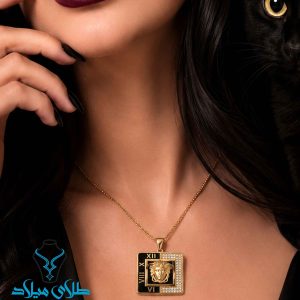 خرید پلاک طلا ورساچ کد12