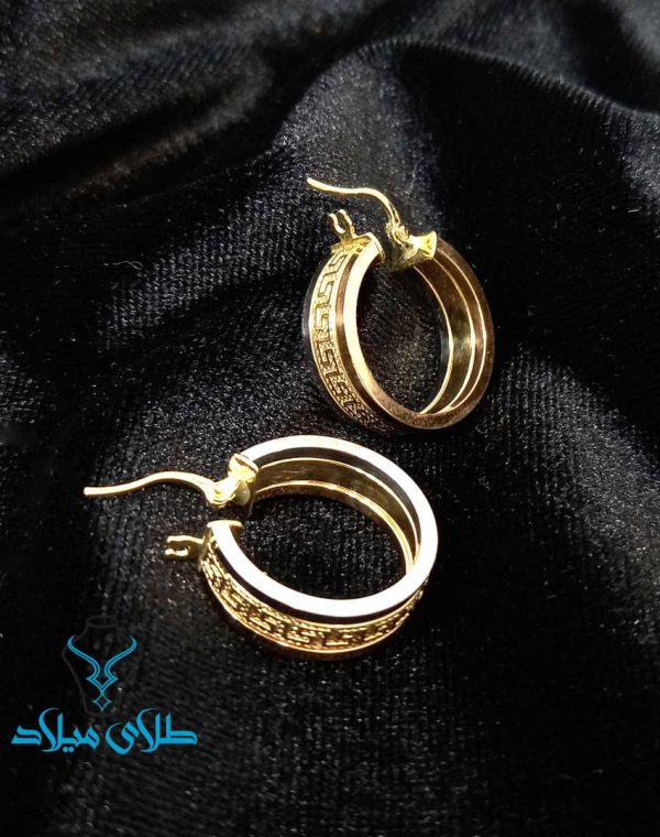 گوشواره حلقه‌ای ورساچ شیک