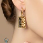 خرید گوشواره آویز طلا ورساچ کد10